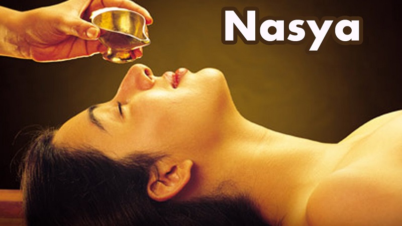 Nasya ayurvedic treatment